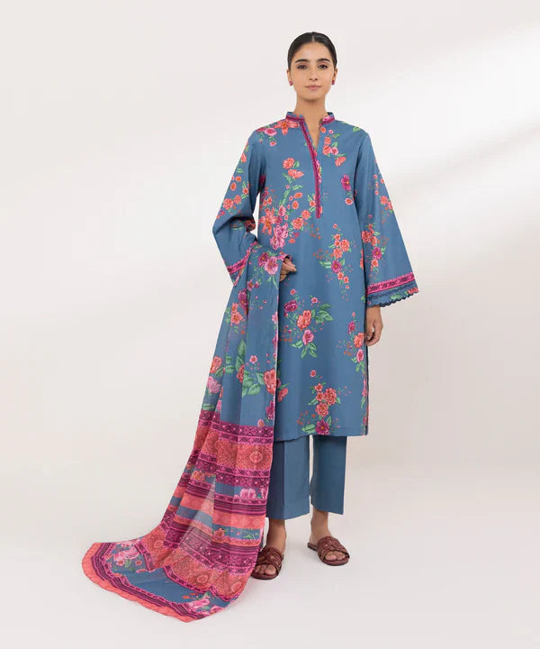 2 Piece - Printed Lawn Suit