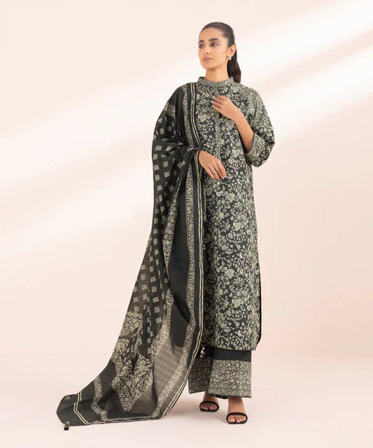 3 Piece - Printed Lawn Suit