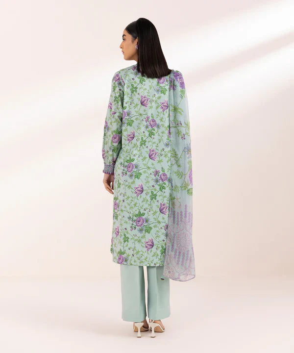 3 Piece - Printed Lawn Suit