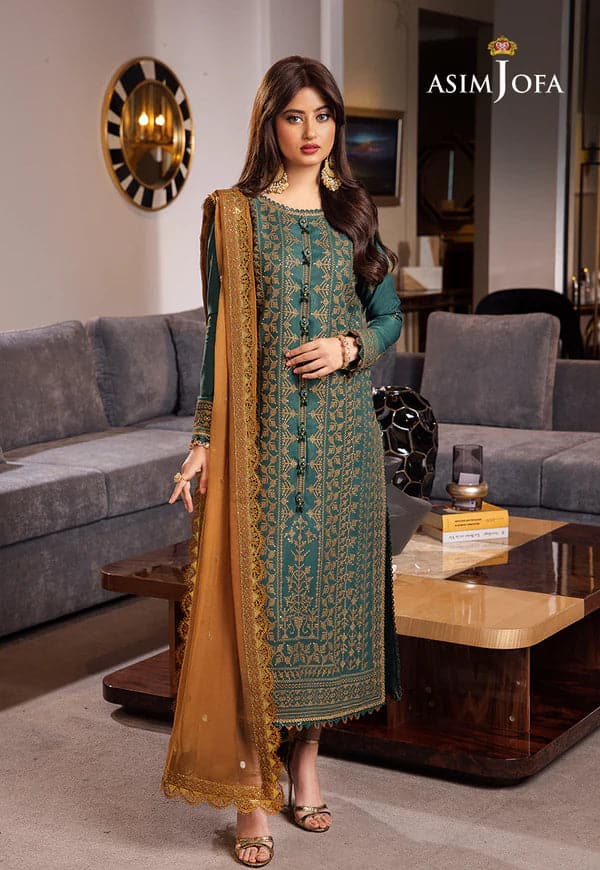 3PC LAWN EMBROIDERED SHIRT WITH Embroidered DUPATTA AND TROUSER