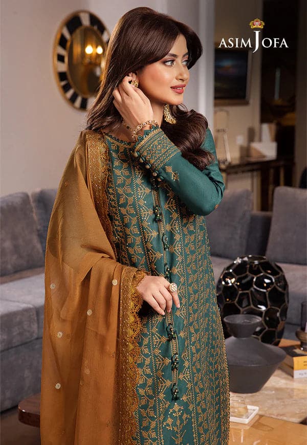 3PC LAWN EMBROIDERED SHIRT WITH Embroidered DUPATTA AND TROUSER