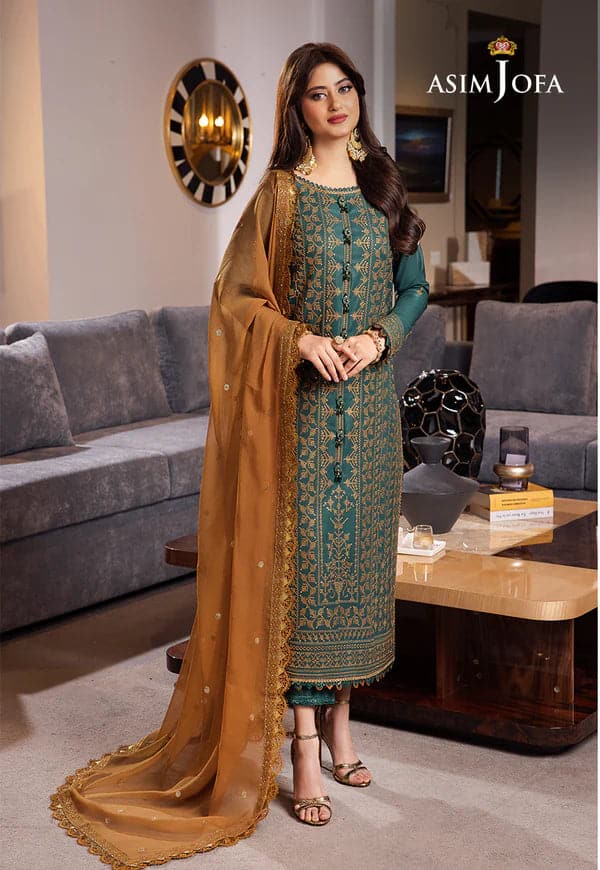 3PC LAWN EMBROIDERED SHIRT WITH Embroidered DUPATTA AND TROUSER