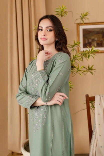 BATIK - 3PC LAWN EMBROIDERED SHIRT WITH LAWN EMBROIDERED DUPATTA AND TROUSER